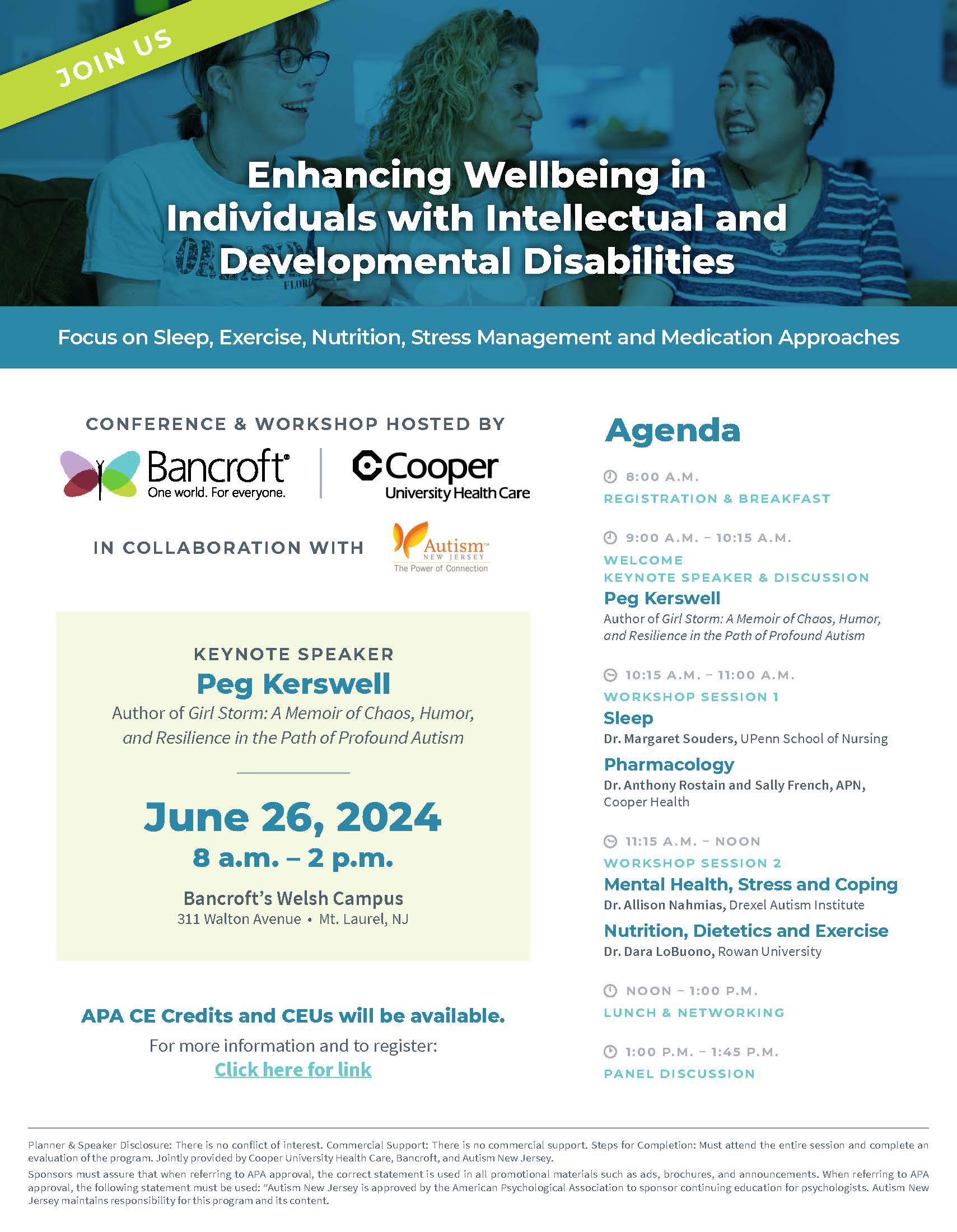 Flyer for Enhancing Wellbeing event