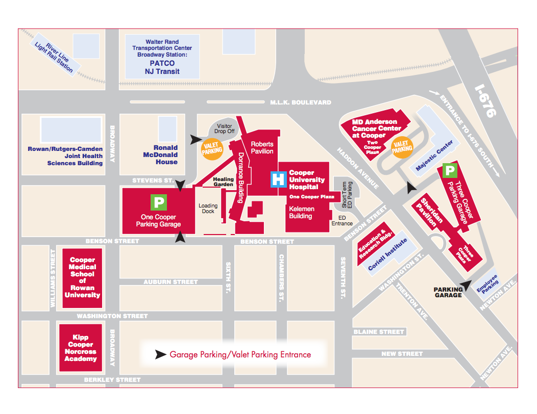 camden campus map