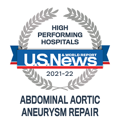 US News high performing abdominal aortic aneurysm repair