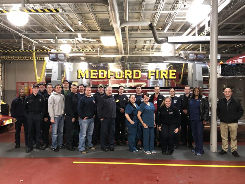 Cooper Community Health Visits Medford Fire Department