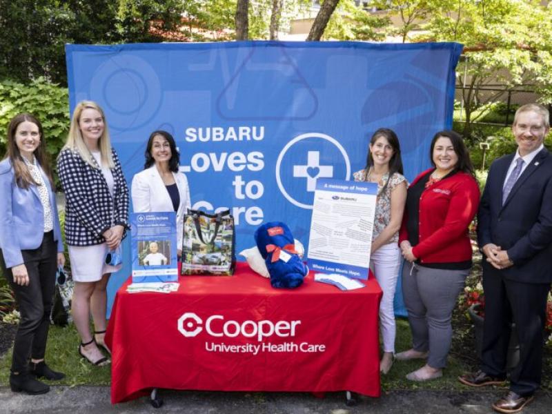 Subaru Loves Cooper University Health Care Subaru Presents Gift Card Bundles as Part of Loves to Care Philanthropic Program
