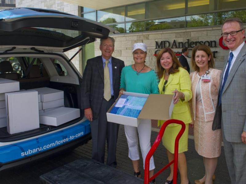 Subaru and the Leukemia &amp; Lymphoma Society Deliver  ‘Gestures of Hope’ to Cancer Patients at MD Anderson Cancer Center at Cooper