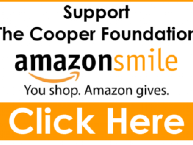 Support the Cooper Foundation by Shopping on Amazon!