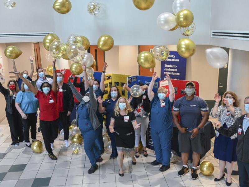 Cooper University Health Care Closes COVID-19 Testing Site in Cherry Hill With a Celebration and Tribute to Health Care Workers