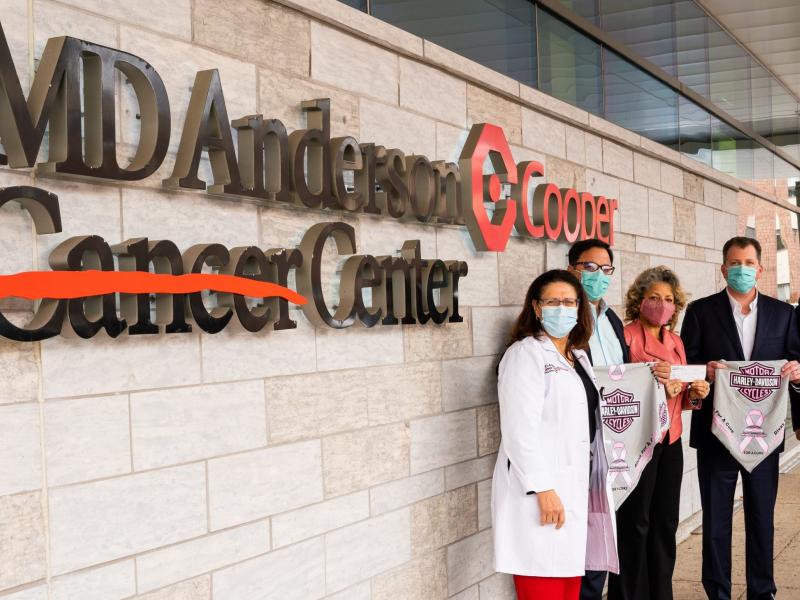 “Divas For A Cure” Donate $2,700 to MD Anderson Cancer Center at Cooper
