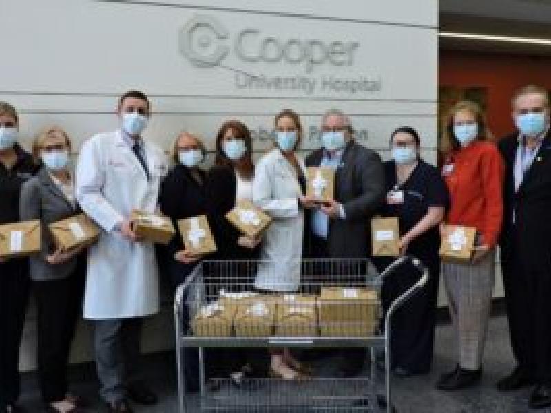Local Credit Union Supports Cooper University Health Care Frontline Team Members