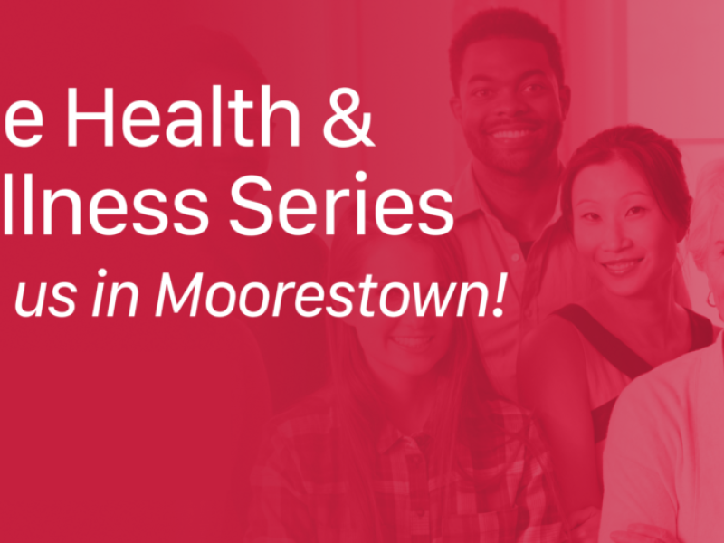 Cooper at Rizzieri's Health and Wellness Series