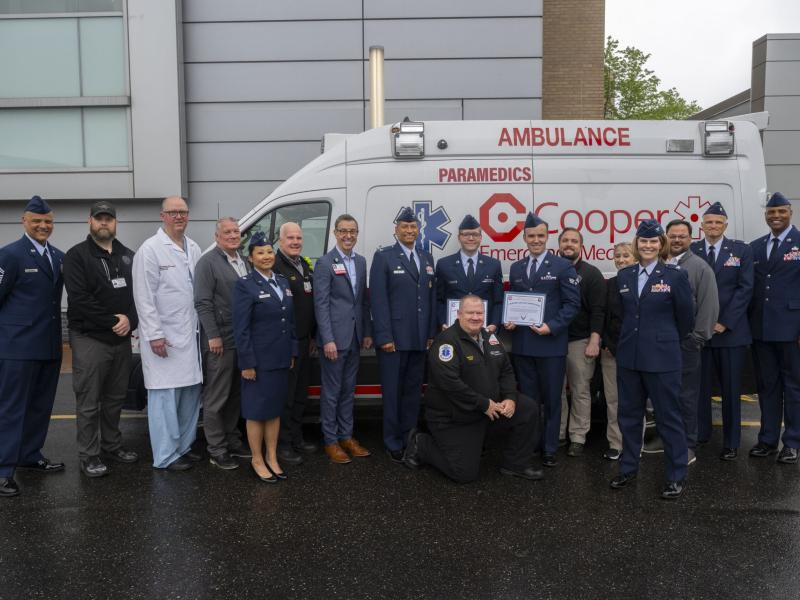 Cooper University Health Care Hosts Inaugural Air Force Paramedic Graduation