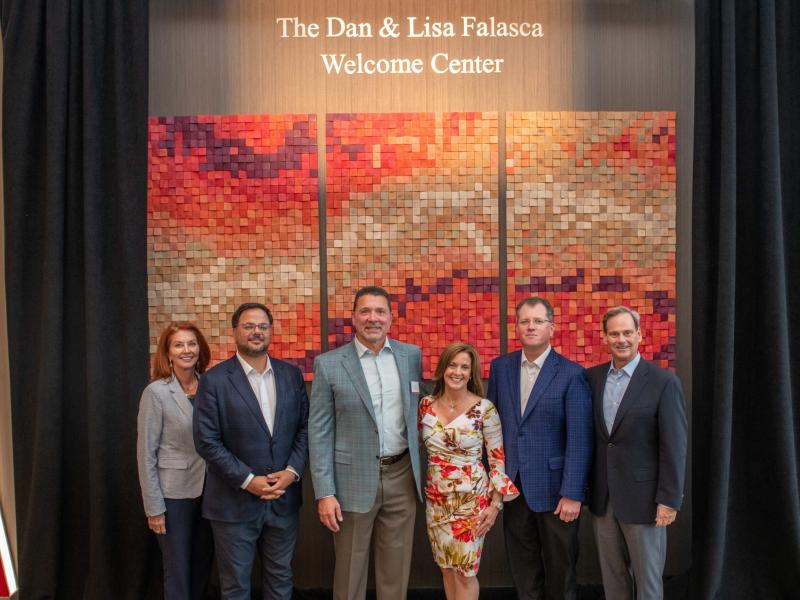 Daniel and Lisa Falasca Honored for Transformative Gift at Cooper University Health Care's Moorestown Campus