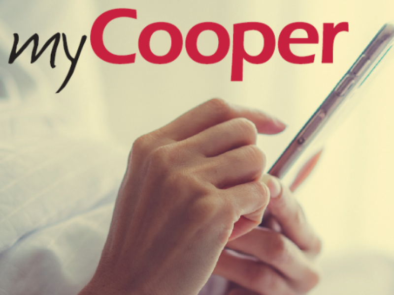 myCooper Makes it Easy to Manage Your Health